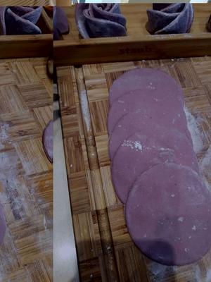 紫薯玫瑰花包的做法 步骤7