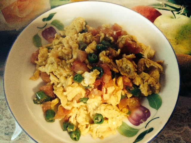 水痕清浅做的茄汁芙蓉蛋