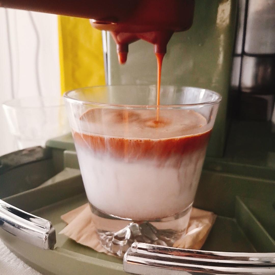 在家也能做出漂亮☕dirty☕脏咖啡👻