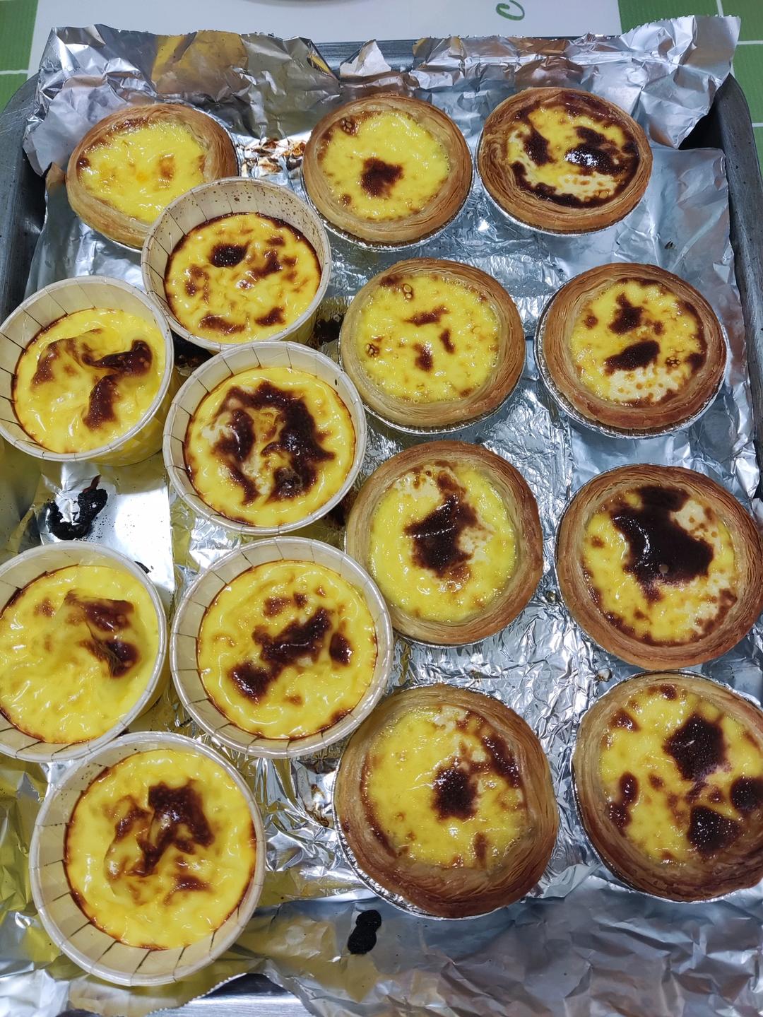 超完美味道超正的蛋挞配方，比KFC的还要嫩还要香~做过最好吃的蛋挞配方