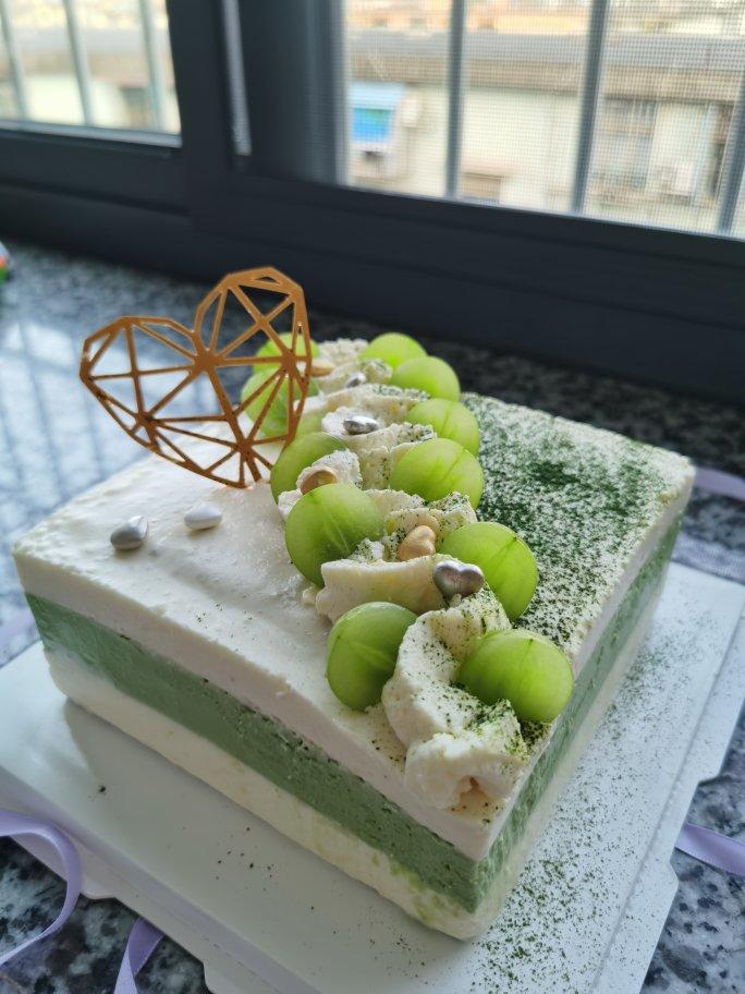 搬运【青提酸奶慕斯蛋糕】—cooking tree