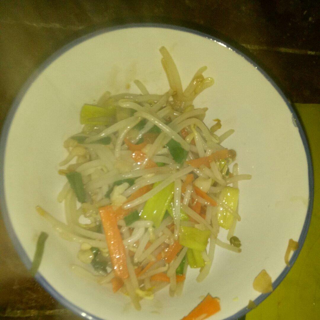 清炒豆芽