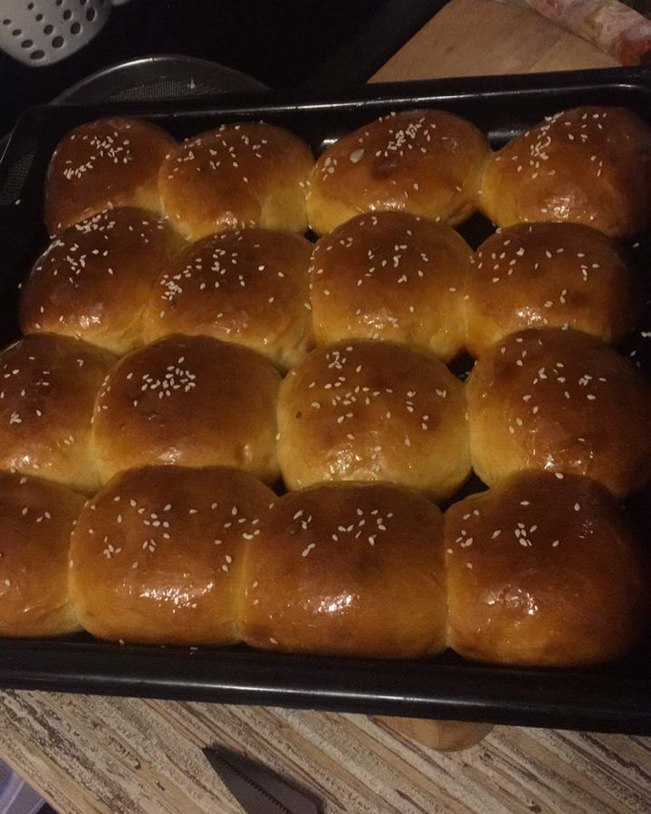 超好吃的香甜餐包