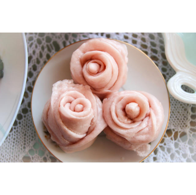 玫瑰花馒头