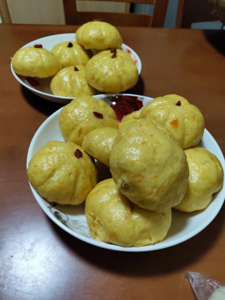 南瓜豆沙包