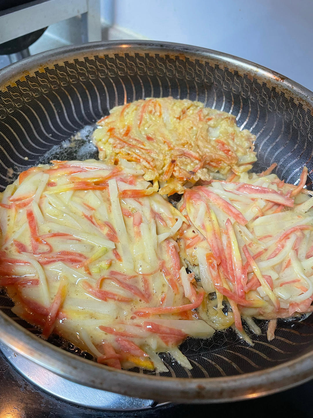 土豆饼(土豆胡萝卜丝饼)