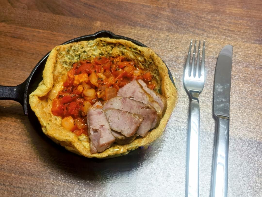 🥓Dutch Baby | 咸口培根太阳蛋荷兰松饼