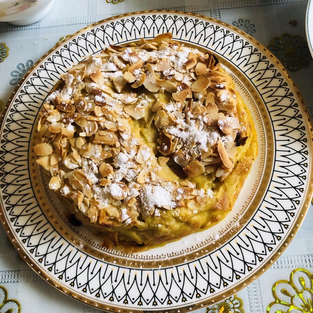 柔软奇妙的苹果隐形蛋糕