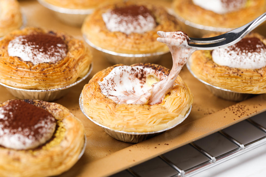 云朵巧克力蛋挞、云朵金沙咸蛋黄蛋挞（复刻KFC）