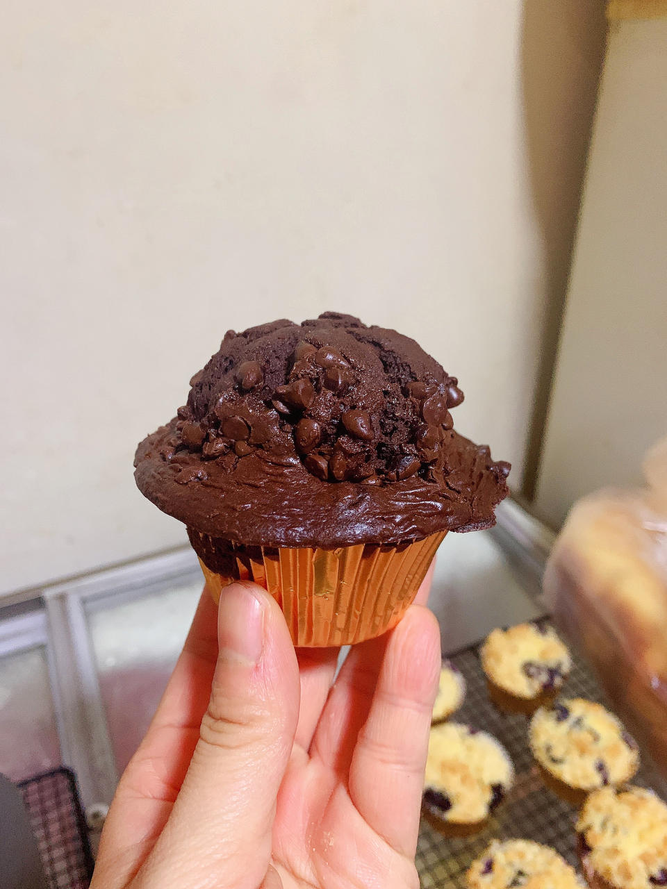 在家做巧克力蘑菇头麦芬蛋糕🍫