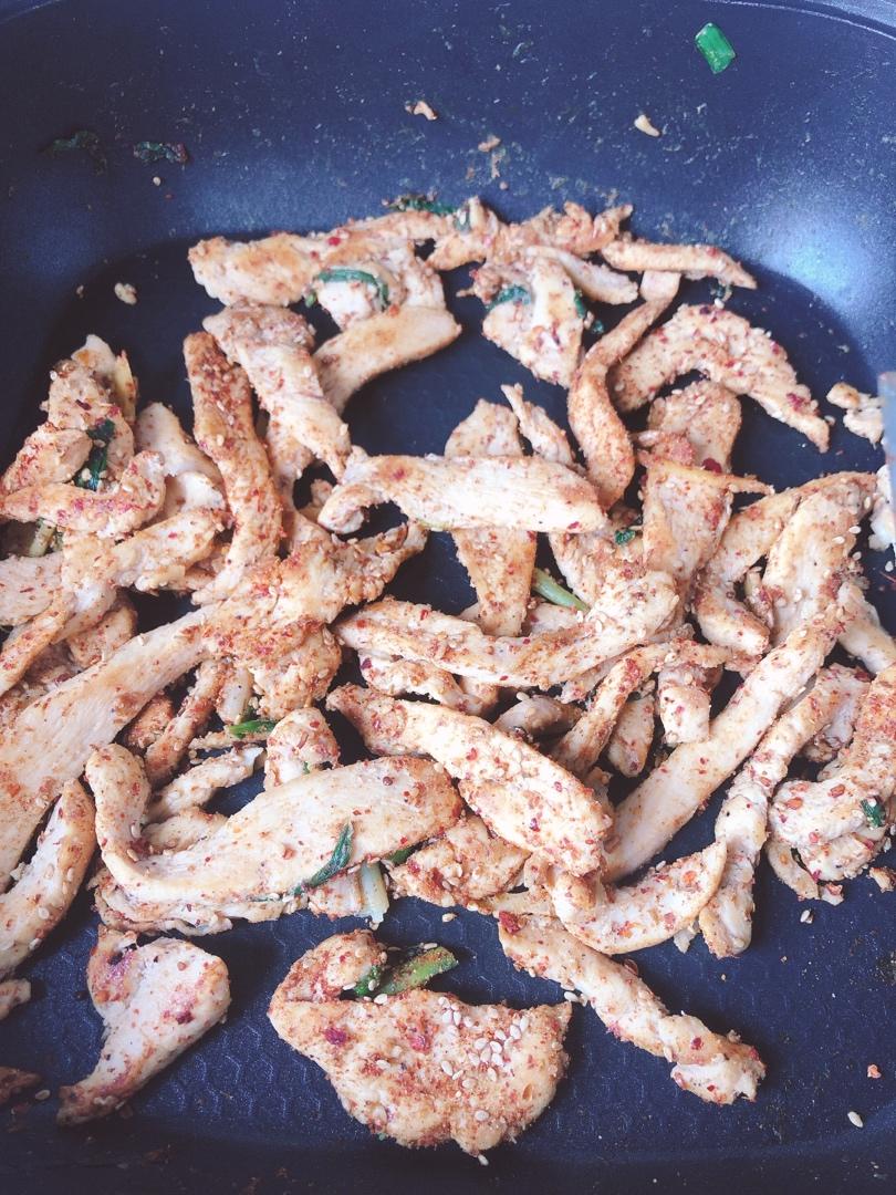 孜然鸡胸肉，低脂低卡好吃无压力。