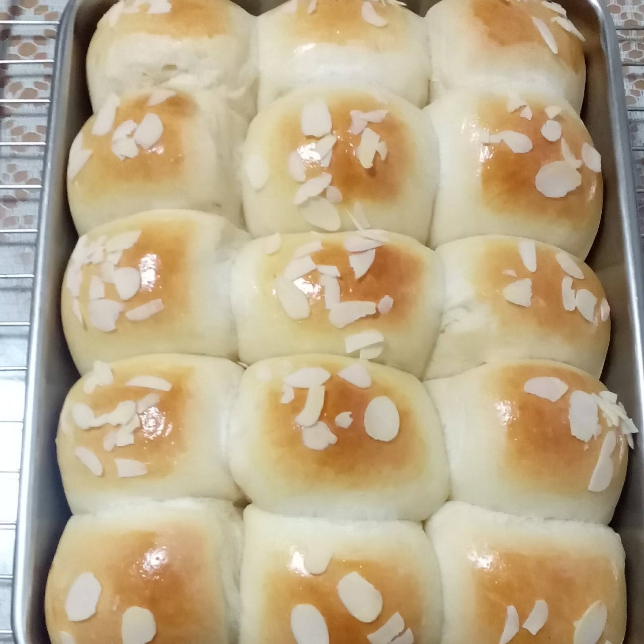 鲜奶油小餐包（一次发酵）