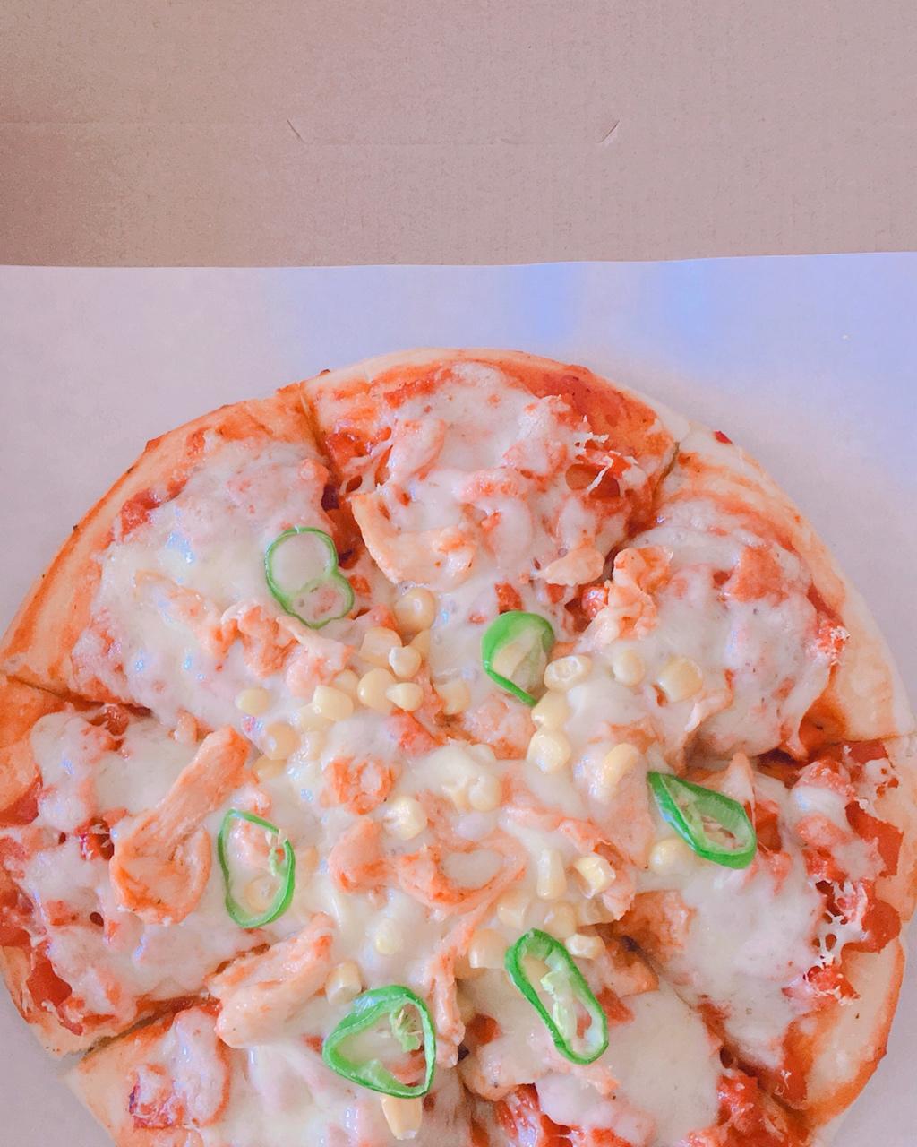 9寸鲜虾培根披萨（手揉面团）