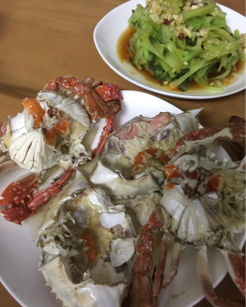 凉拌菠菜金针菇