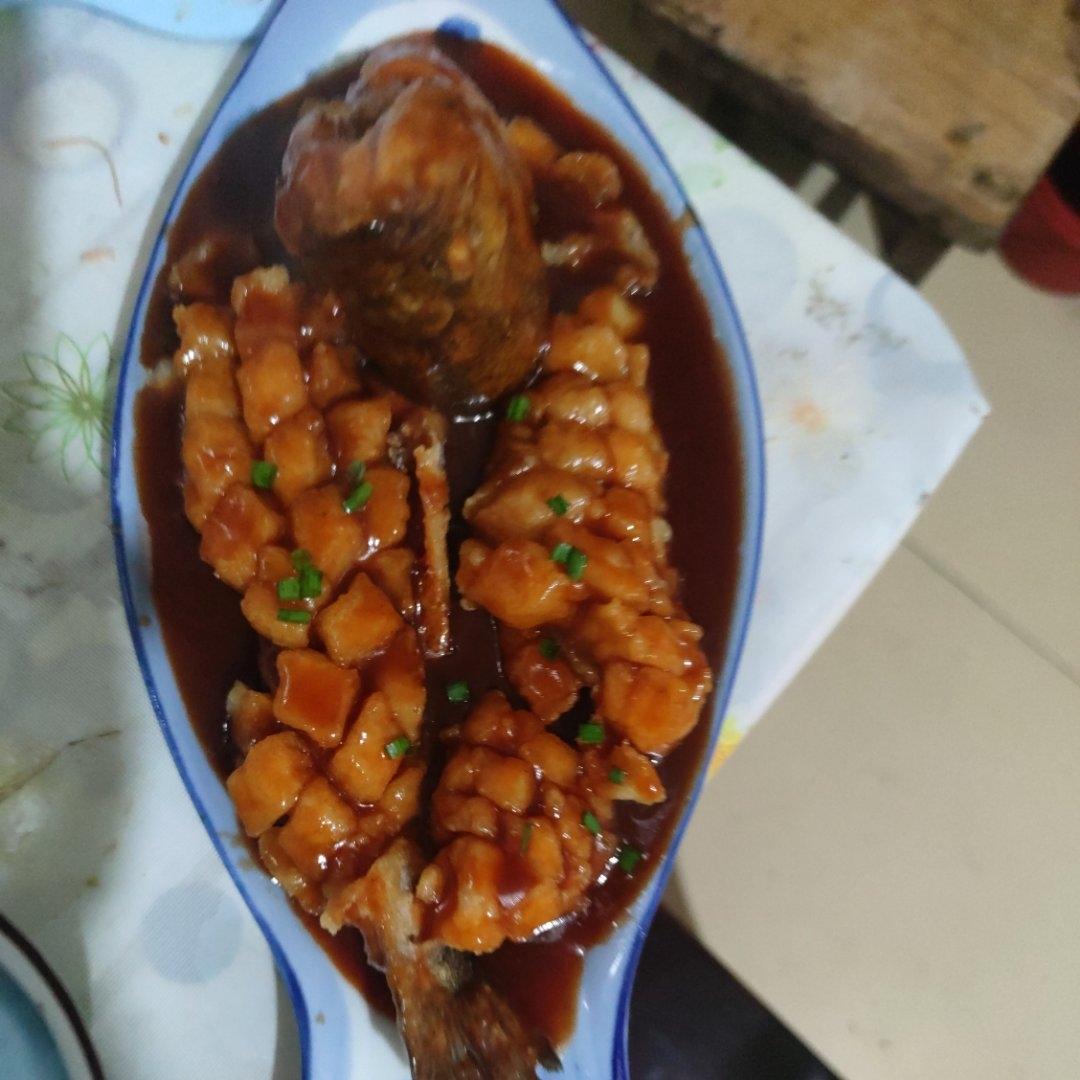 酸酸甜甜松鼠鱼