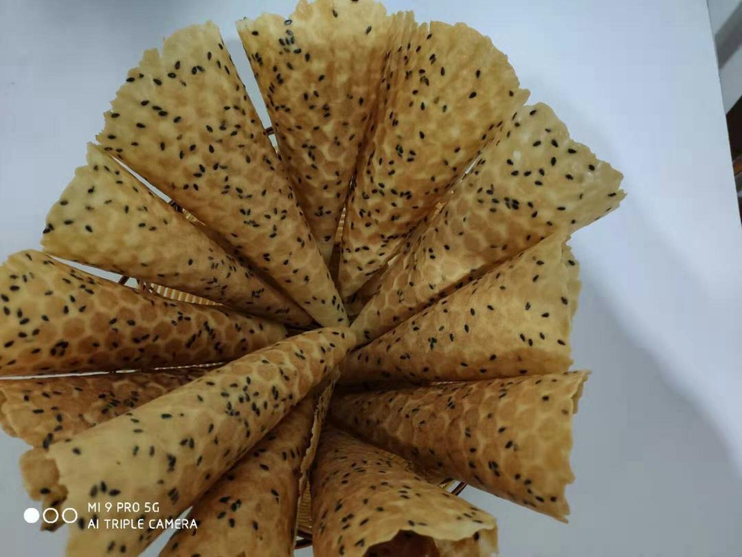 黑芝麻蛋酥卷