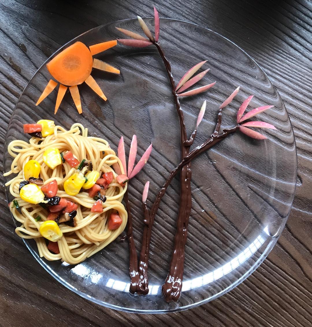 2017-06-11 15:51:08赞葱油面趣味童趣餐面条