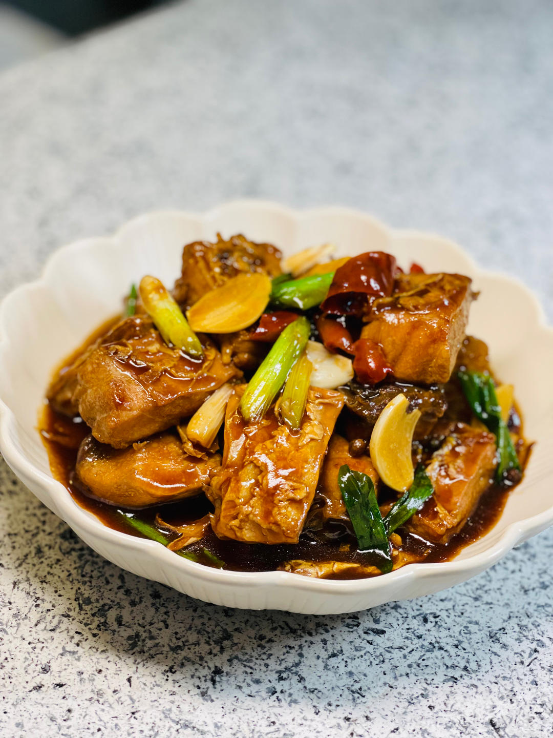 红烧草鱼块的做法