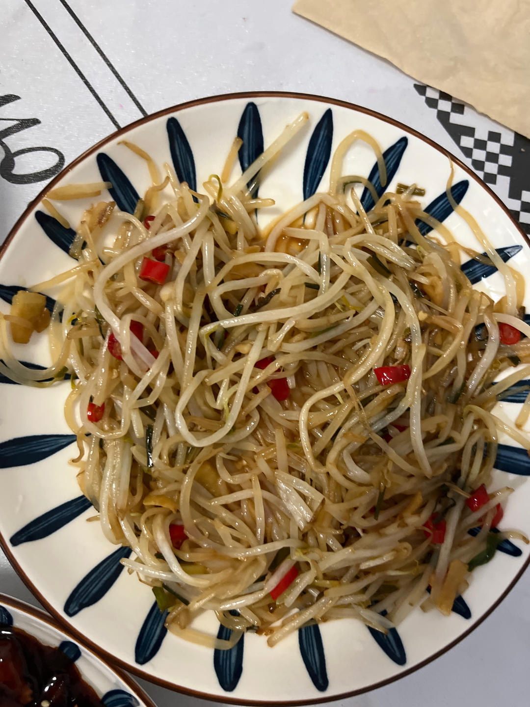 下饭菜：酸辣绿豆芽