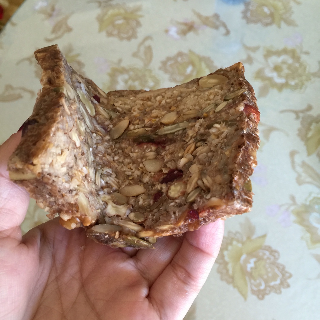 无面粉高纤能量面包丨健康·烘焙