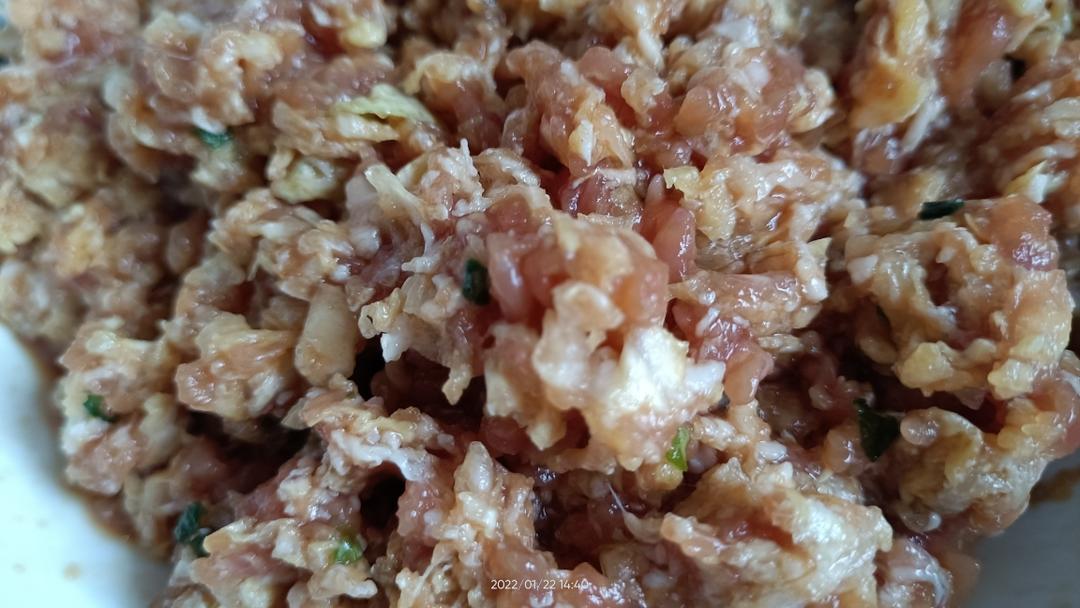 简单快手白菜猪肉饺子馅的做法