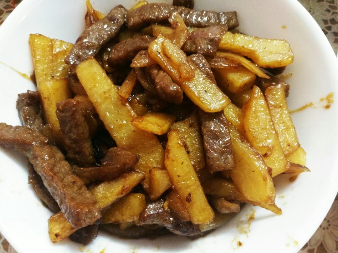 黑椒土豆牛柳