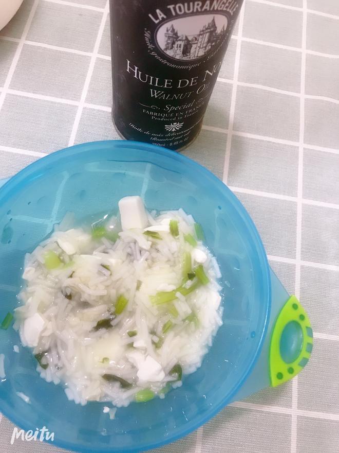 辅食干贝青菜豆腐汤的做法