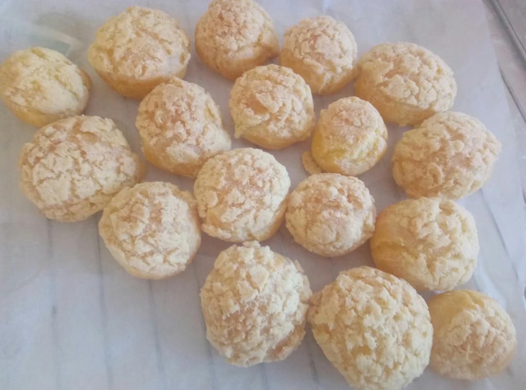 十分美味的酥皮泡芙