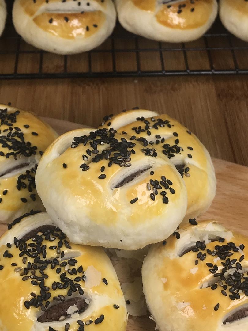 老婆饼（金沙奶黄馅）