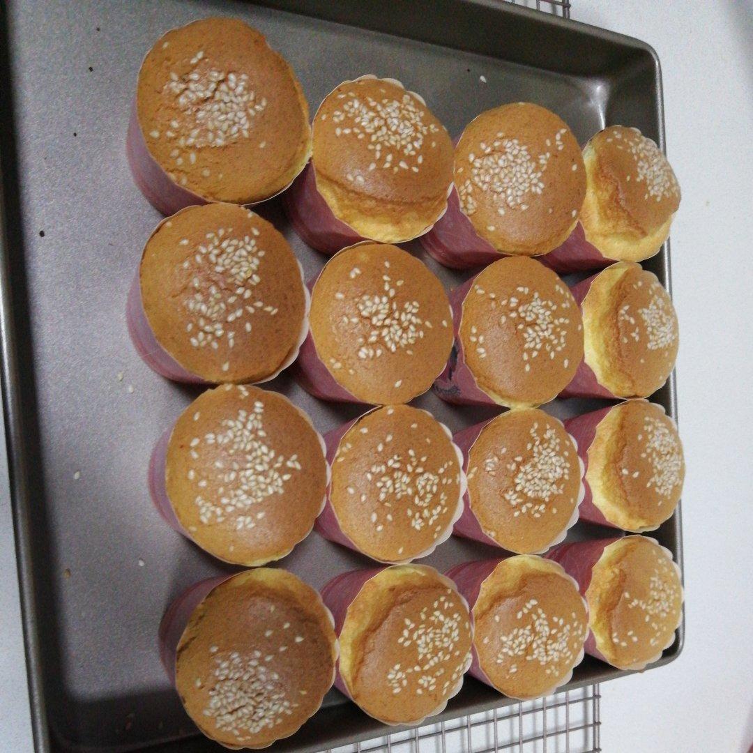 不回缩不开裂戚风纸杯蛋糕