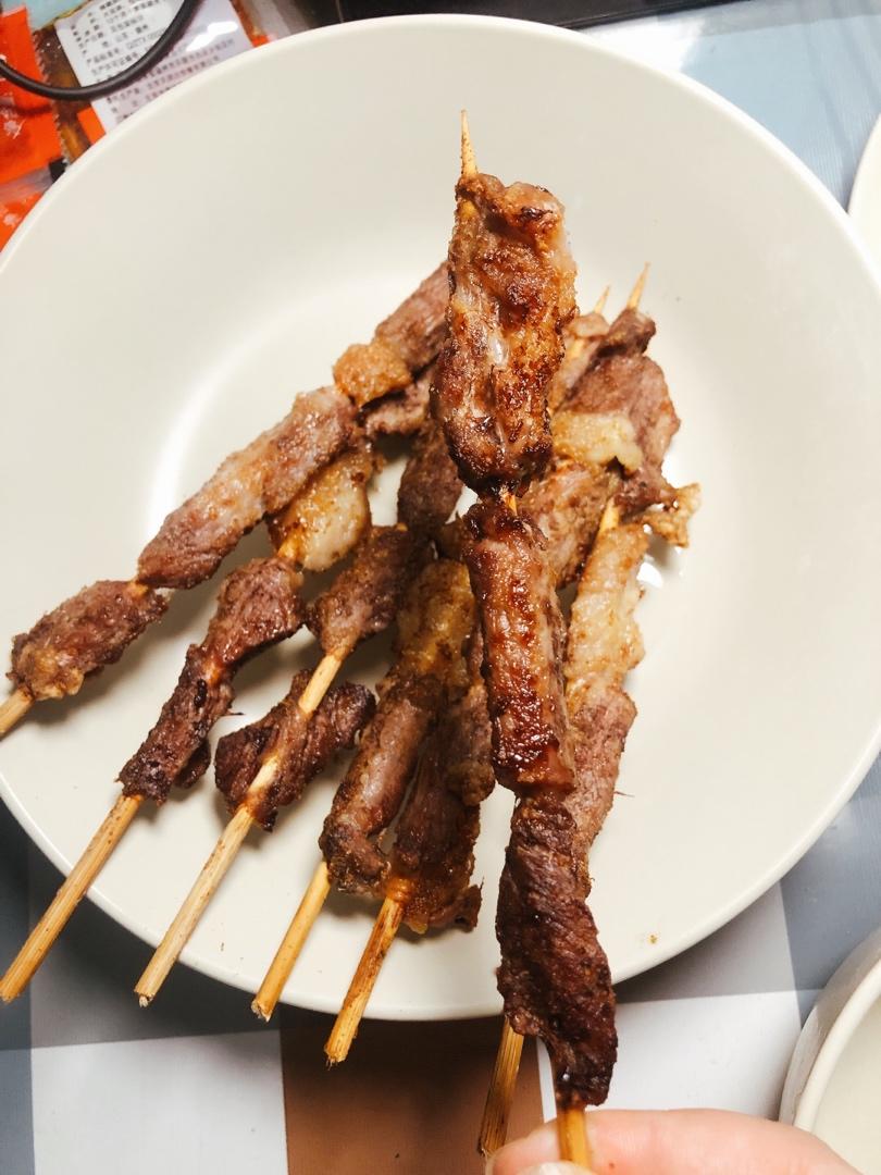 空气炸锅之羊肉串