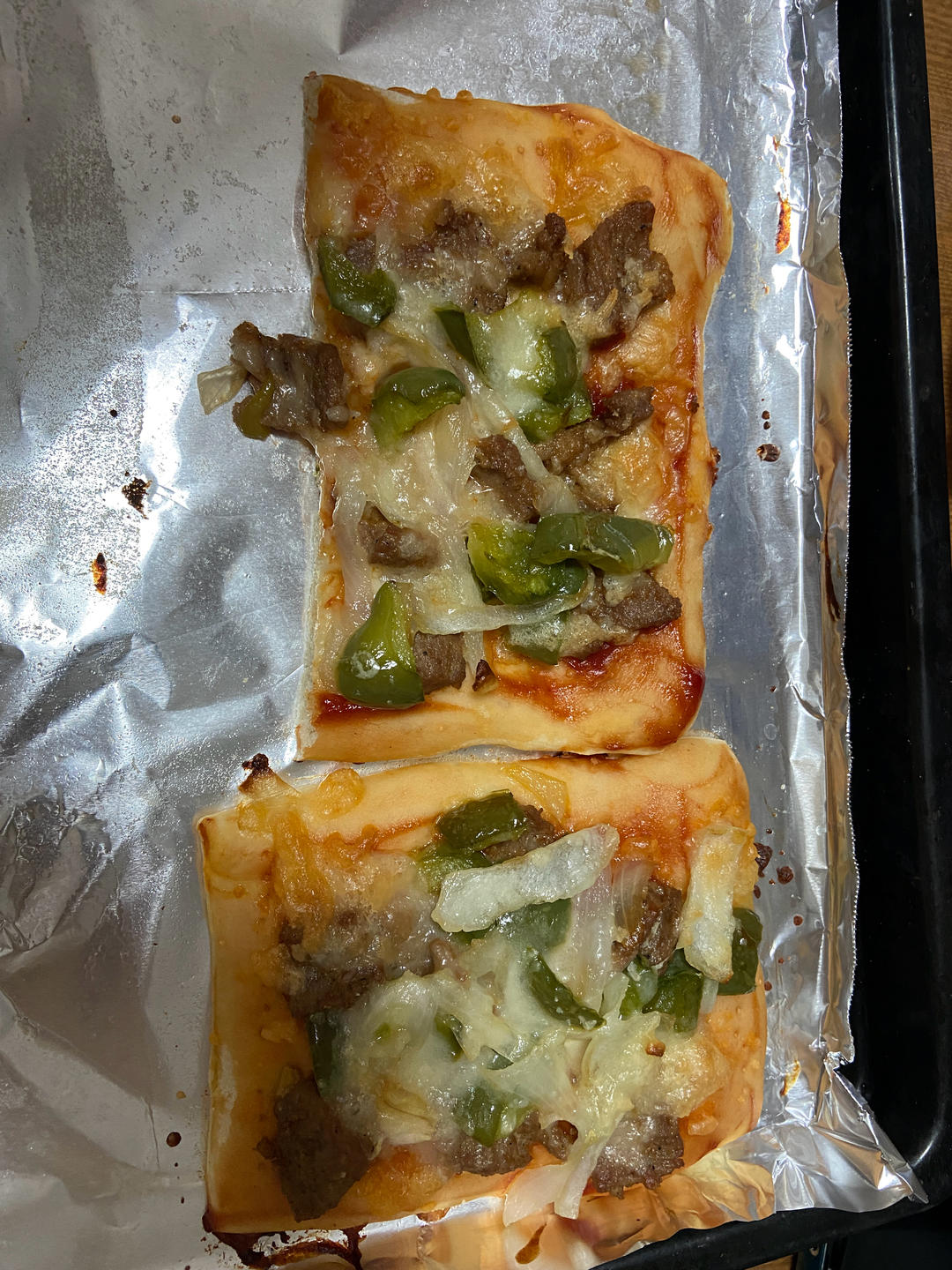 黑椒牛肉厚底披萨