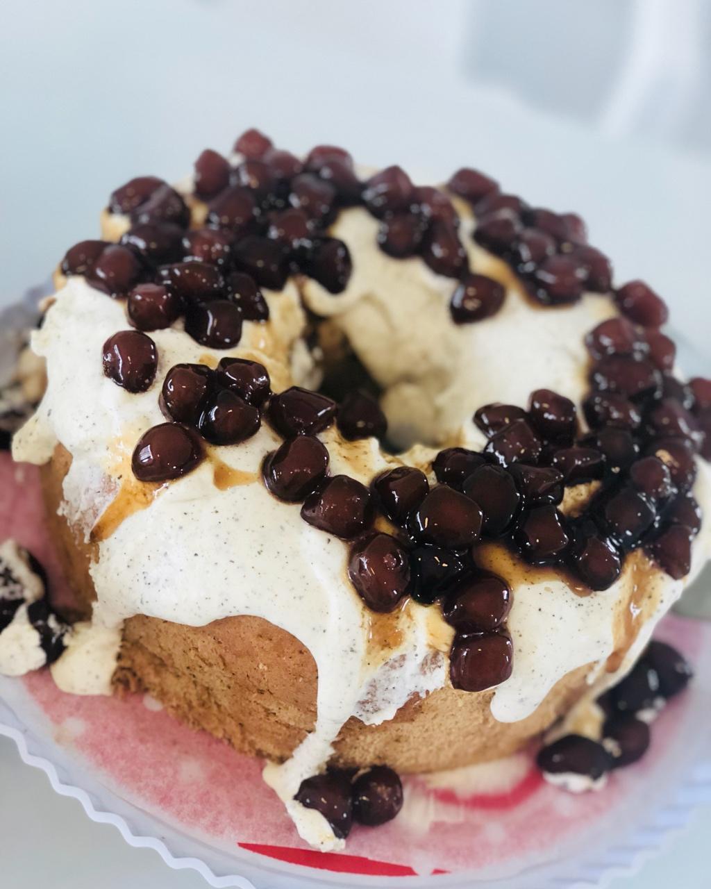 珍珠奶茶熔岩蛋糕