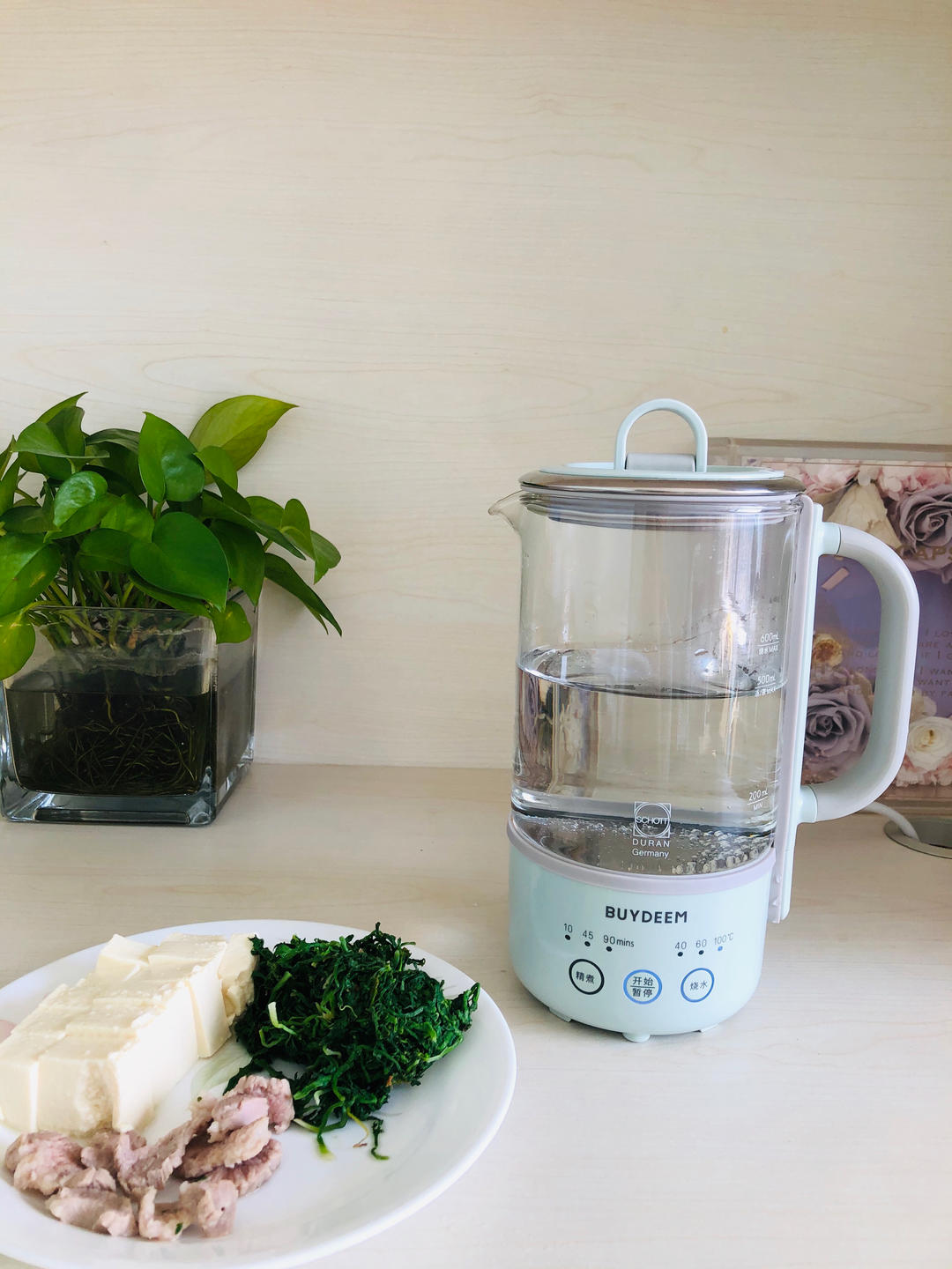 荠菜豆腐羹【4月北鼎养生壶食谱】
