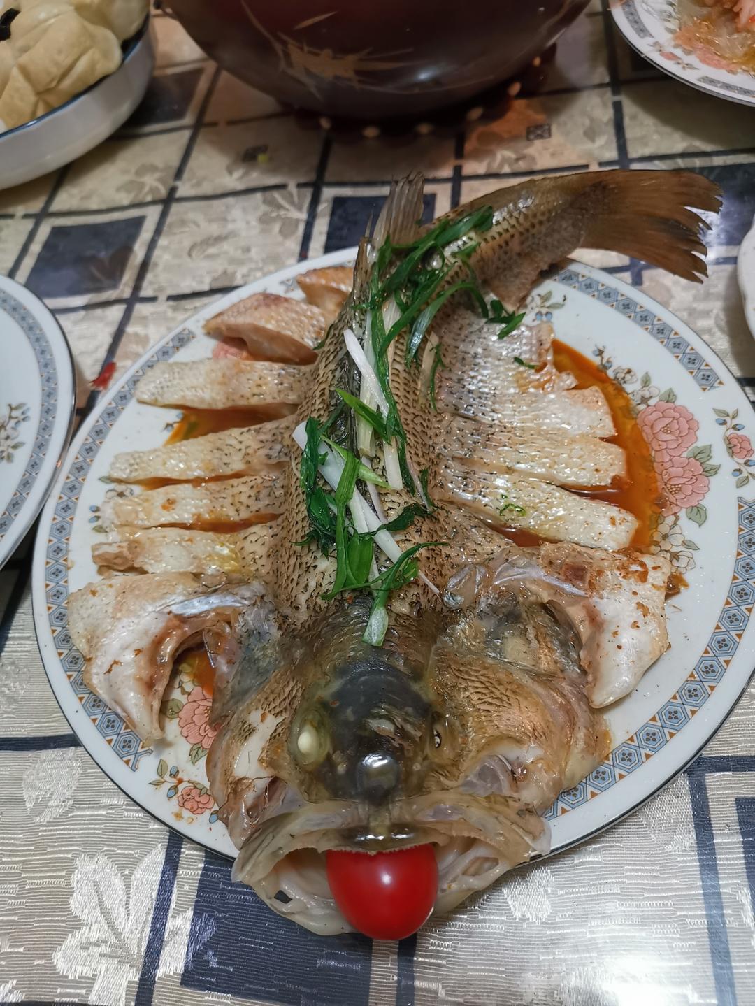 年年有余 清蒸鲈鱼