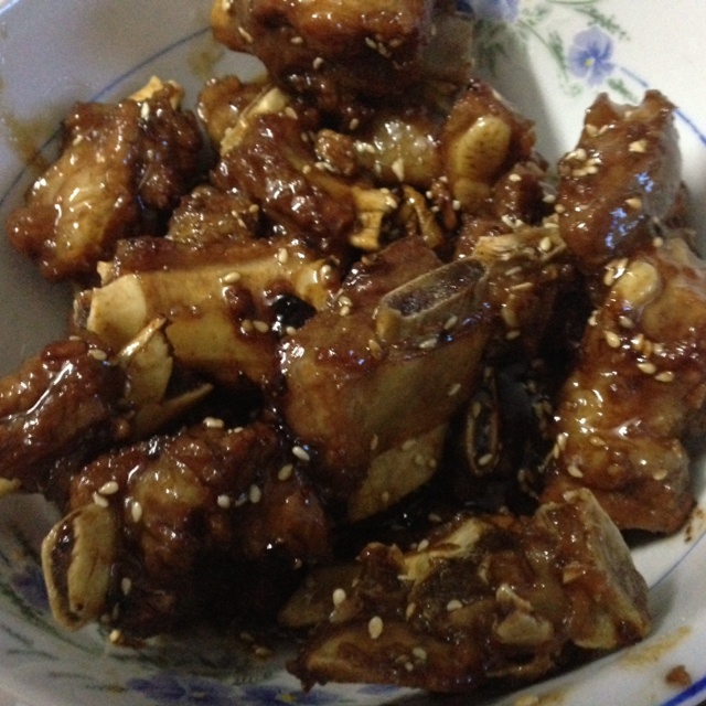 懒人版糖醋排骨