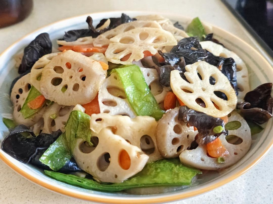 荷塘小炒（清爽又营养）