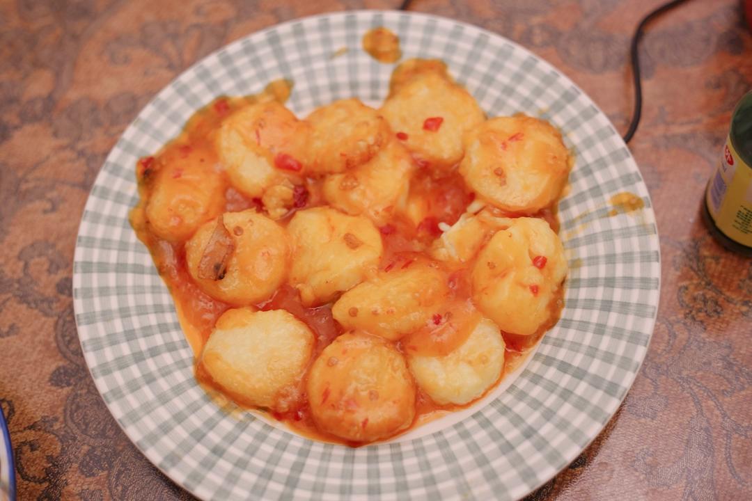 酸甜酱煎日本豆腐