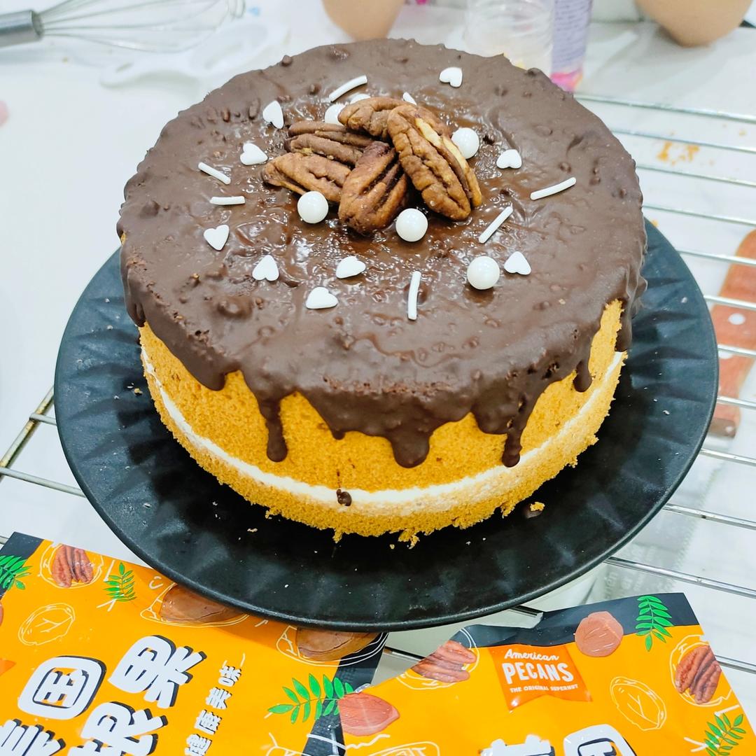 三重口感，碧根果戚风