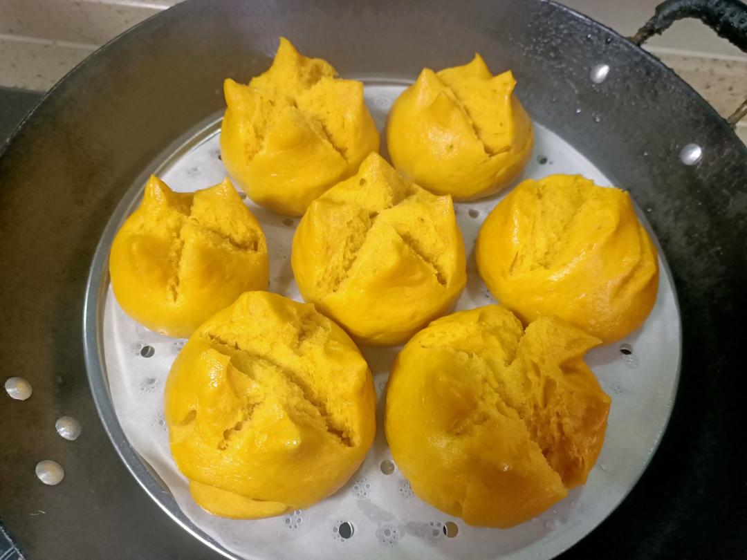 开花南瓜馒头