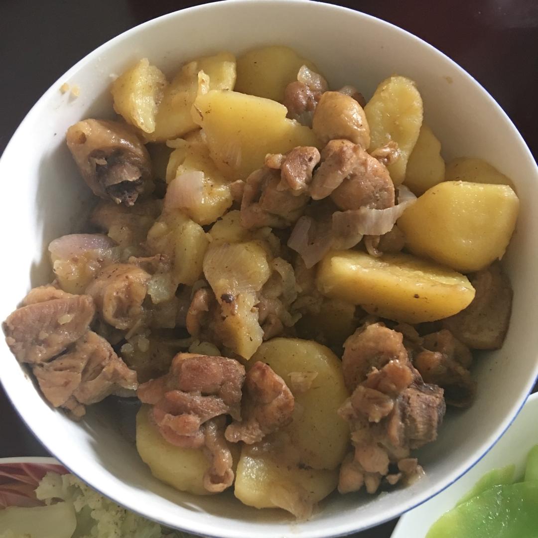 土豆烧鸡块 简易版
