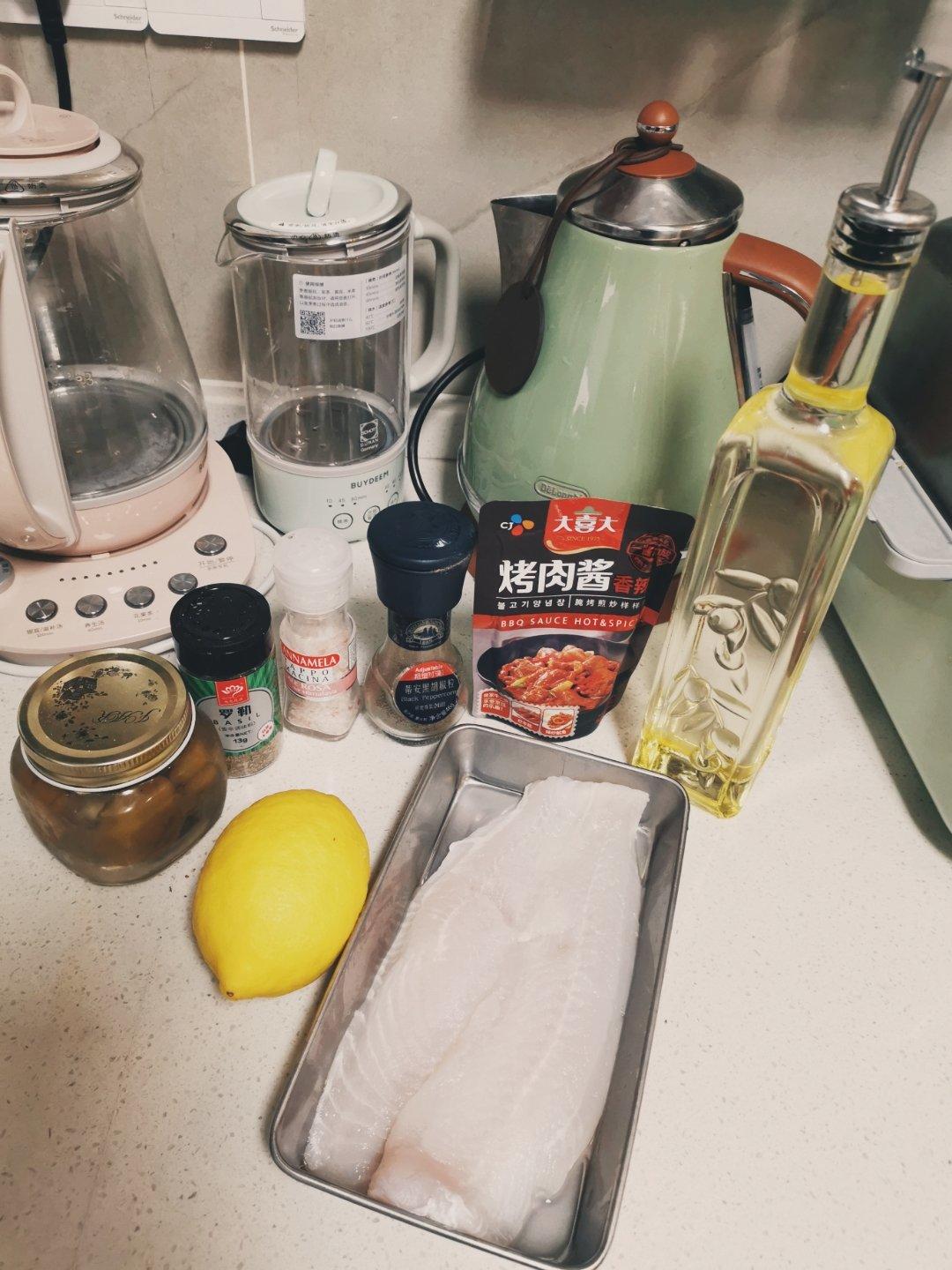 【4月北鼎烤箱参考食谱】柠香孜然烤龙利鱼