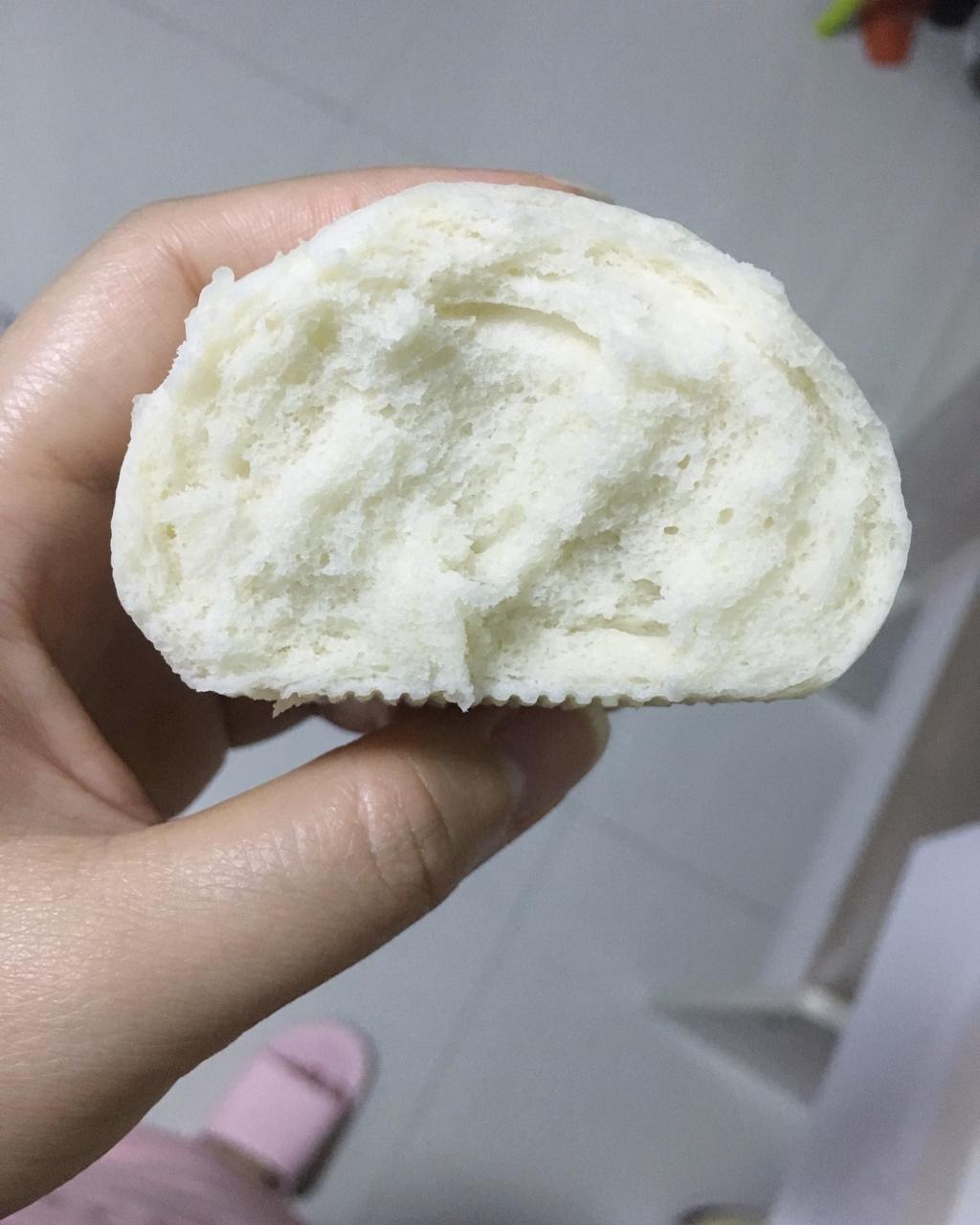 狂奔的小蜗牛!做的广式馒头(刀切,圆形.馒头.附视频.一次性发酵)