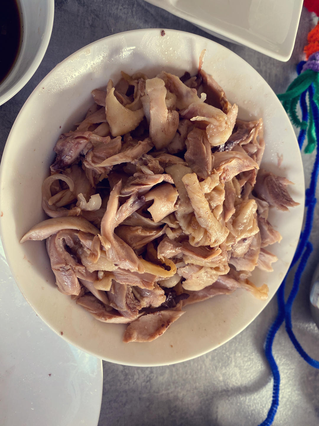 🥰简单好吃手撕鸡腿肉🍗零脂肪凉拌菜