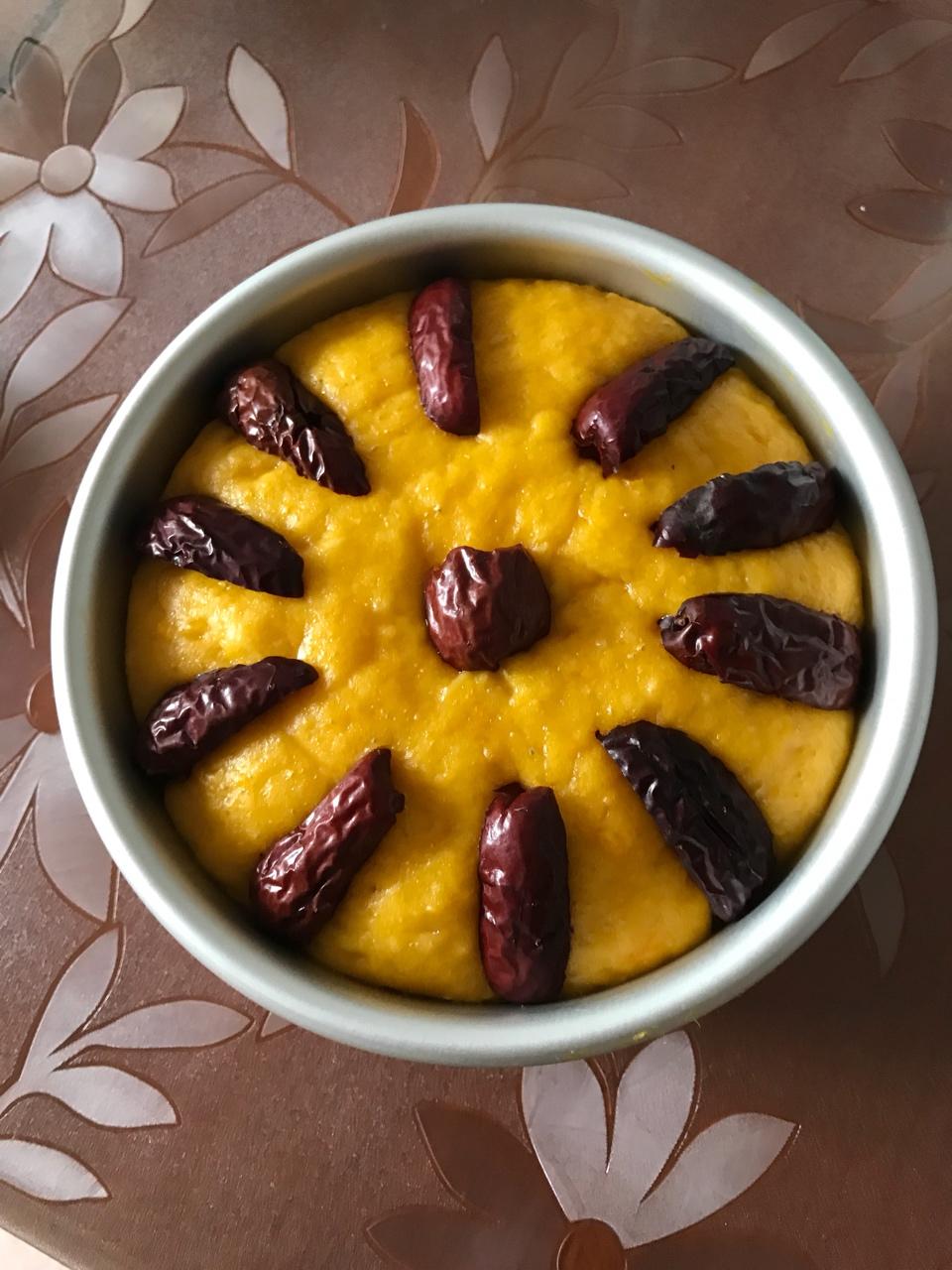 南瓜发糕 Steamed Pumpkin Cake