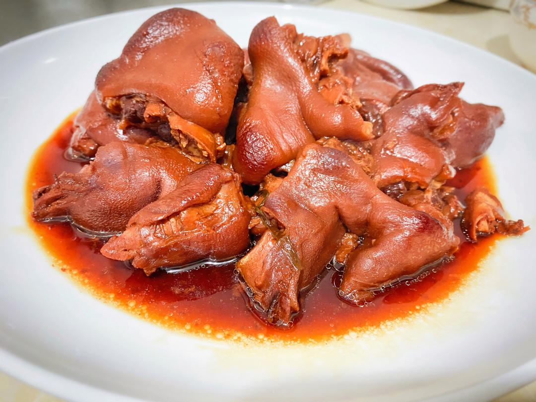 壹贰叁伍陆柒捌玖做的酱香卤猪蹄