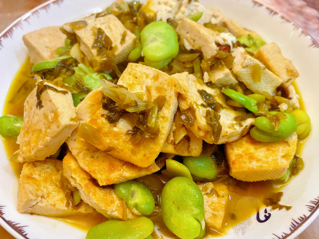 下饭神菜 雪菜（雪里蕻）炖豆腐 专治夏季没食欲