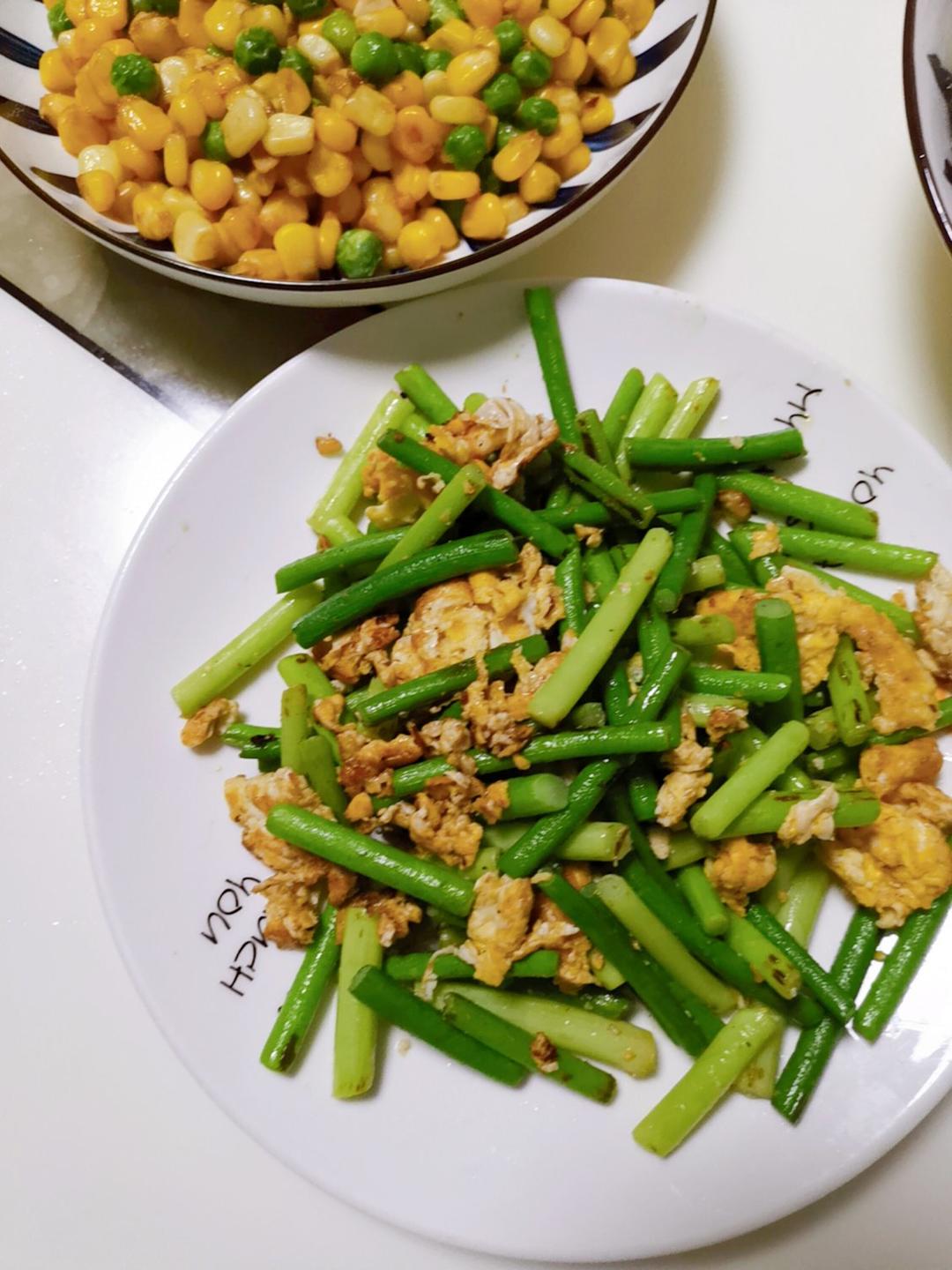 ［超下饭家常菜］蒜苔炒鸡蛋