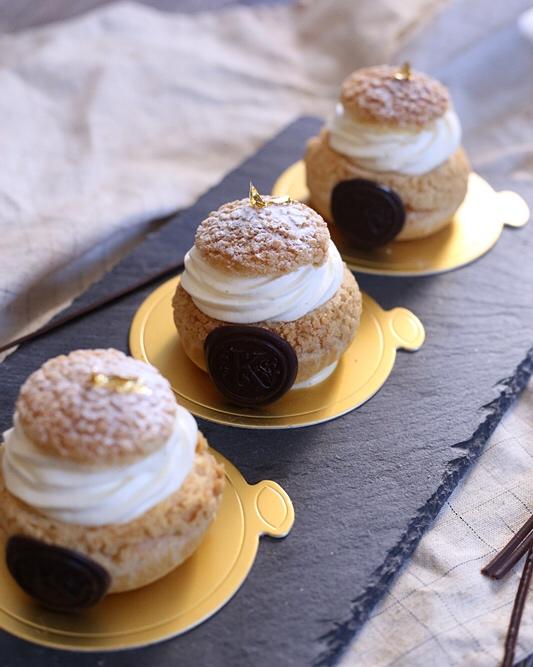 杜纯纯洁做的酥皮泡芙