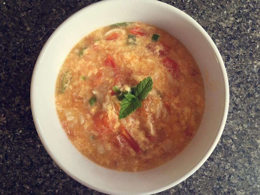 西红柿面疙瘩汤